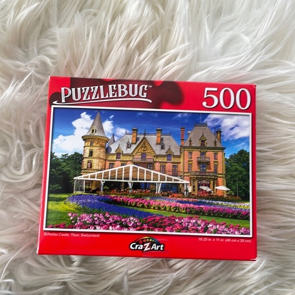 Cra Z art puzzle bug colorful 500 piece castle flower fields puzzle - Picture 1 of 9
